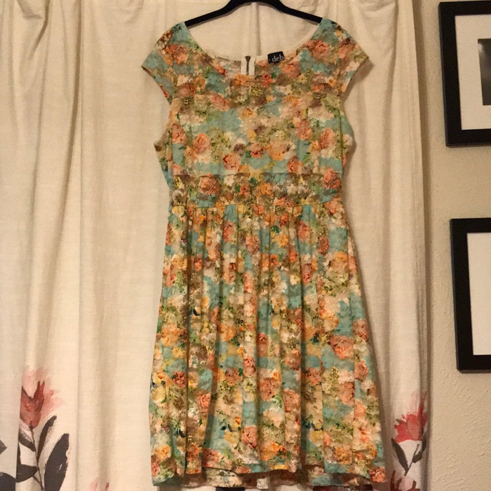 Floral a-line dress